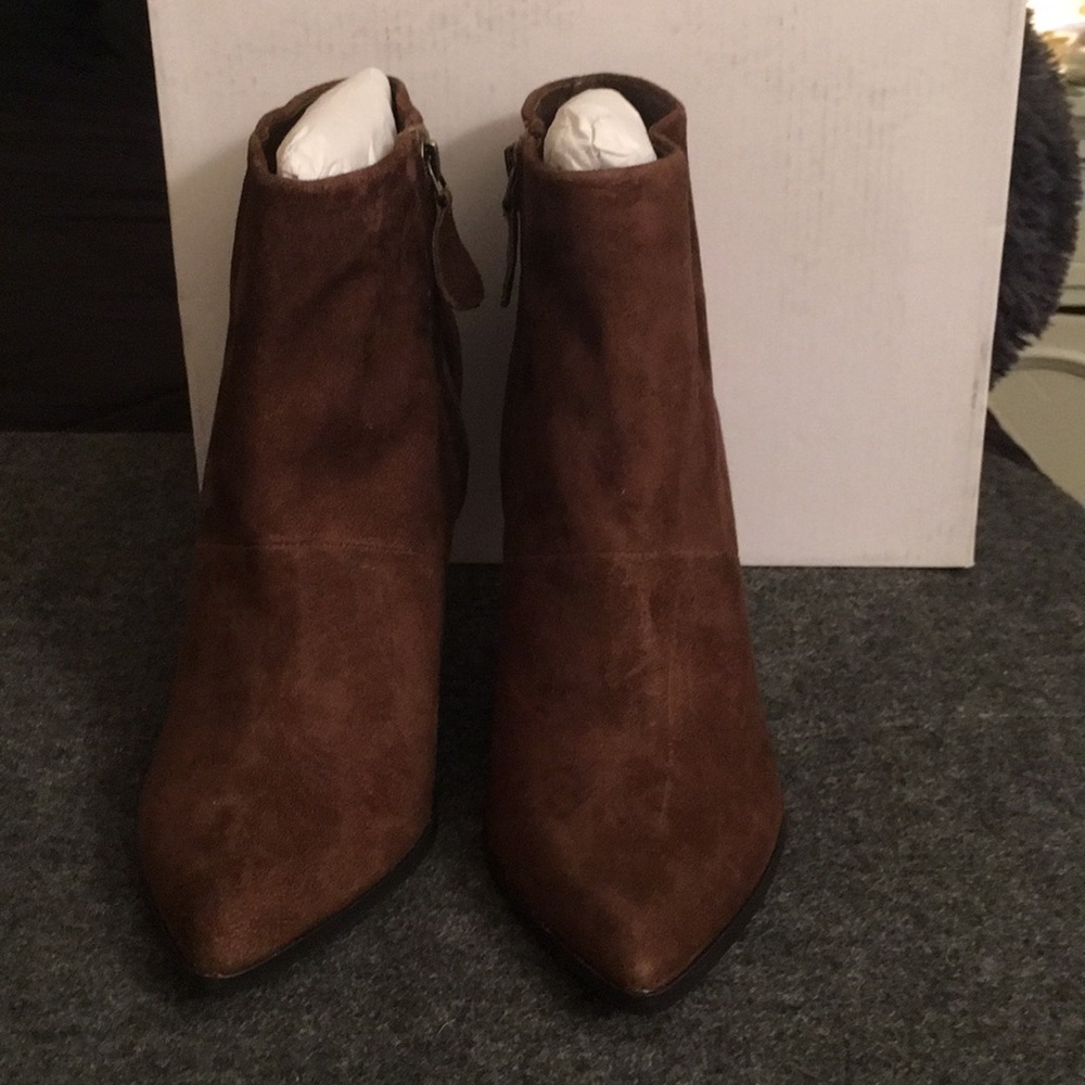 🔥Sale🔥NWOT brown suede ankle boots..NWOT..Never worn..